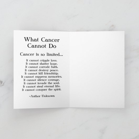 癌がアートのグリーティンカスタムグ・カードを使えないこと カード (内部)