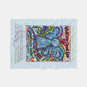 癌がケモエンジェルを行うことができないものフリースブランケット フリースブランケット (正面(横))