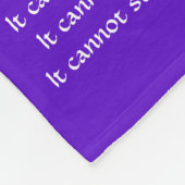 癌がソフトフリースブランケットできないハート フリースブランケット (角)