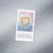 癌がハートの詩カスタム磁石 マグネット名刺 (インサイチュ)