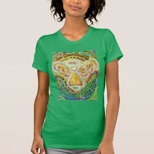 癌が天使の詩のシャツを作れないカスタムこと Tシャツ (正面)