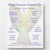 癌が詩のエンジェルアートプラークを行うことができないもの フォトプラーク (正面)