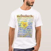 癌が詩天使のTシャツをカスタムできないこと Tシャツ (正面)