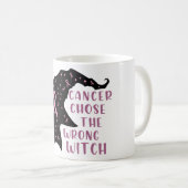 癌が間違った魔女を選んだ コーヒーマグカップ (正面右)