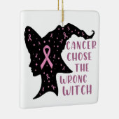 癌が間違った魔女を選んだ セラミックオーナメント (右)