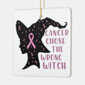 癌が間違った魔女を選んだ セラミックオーナメント (左)