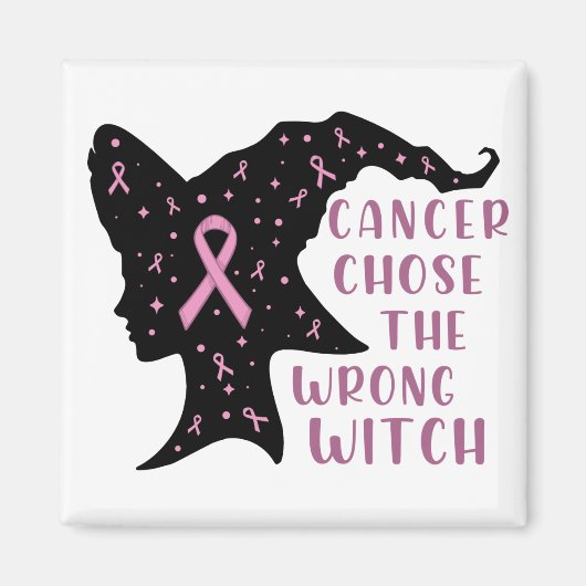 癌が間違った魔女を選んだ マグネット (正面)