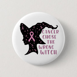 癌が間違った魔女を選んだ 缶バッジ