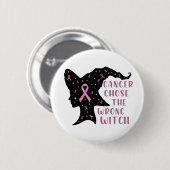 癌が間違った魔女を選んだ 缶バッジ (正面&裏面)
