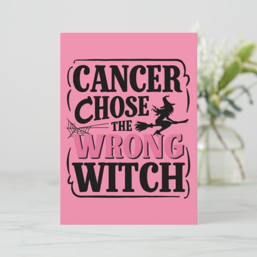 癌が間違った魔女ハロウィーン認識度を選んだ 招待状 (スタンド正面)