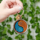 癌と木のヘビ キーホルダー (手)