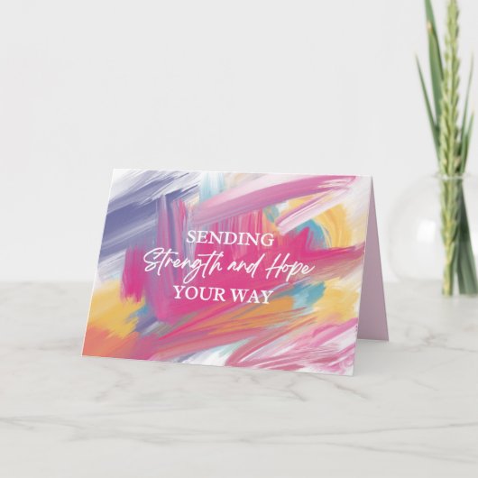 癌と病人の感情移入カード 案内状 (正面)