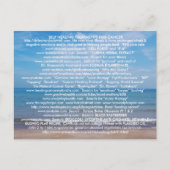 癌と病気の葉書からの自己治癒 ポストカード (正面)