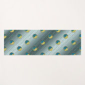 癌と金属のヘビ ヨガマット (正面(横))