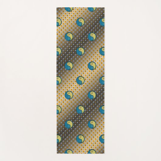 癌と金属馬 ヨガマット (正面)