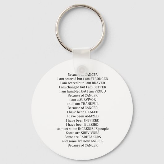癌のために キーホルダー (正面)