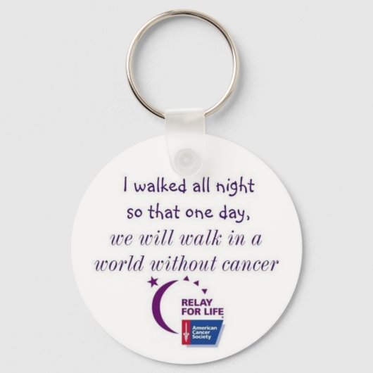 癌のない世界 キーホルダー (正面)