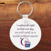 癌のない世界 キーホルダー (正面)