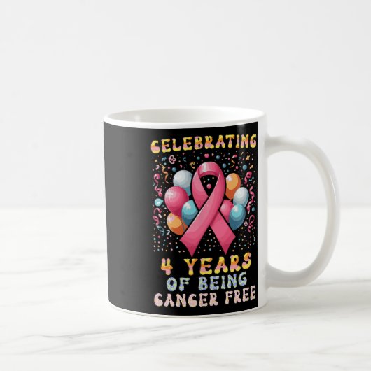 癌のない乳がんである4年間 コーヒーマグカップ (右)