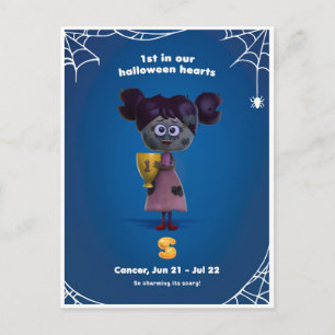 癌のハロウィーン葉書 ポストカード