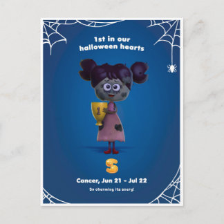 癌のハロウィーン葉書 ポストカード