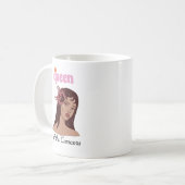 癌の女王 コーヒーマグカップ (正面左)