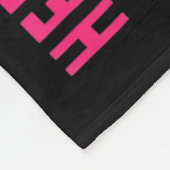 癌の彼女の戦いは私の戦い私の衣服ピンクの妻ブレア フリースブランケット (角)