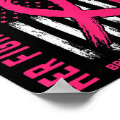 癌の彼女の戦いは私の戦い私の衣服ピンクの妻ブレア ポスター (角)