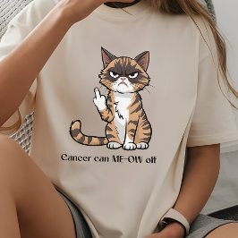 癌の生き怒残り猫のシャツ、開かないギフト Tシャツ