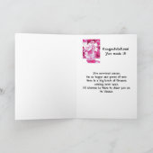 癌の生存者 カード (内部)