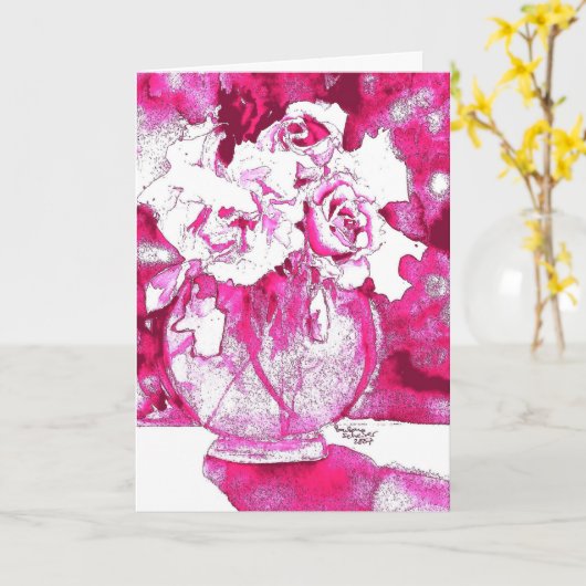 癌の生存者 カード (黄色い花)