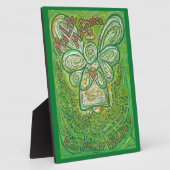 癌の私の人生、私の選択詩エンジェルアートプラーク フォトプラーク (側面)