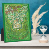 癌の私の人生、私の選択詩エンジェルアートプラーク フォトプラーク (側面)