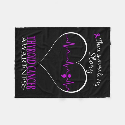 癌の認識度 – 私の話にはもっと多くがある フリースブランケット (正面(横))