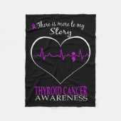 癌の認識度 – 私の話にはもっと多くがある フリースブランケット (正面)