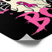 癌はブシートハロウィーン乳癌の警告である ポスター (角)