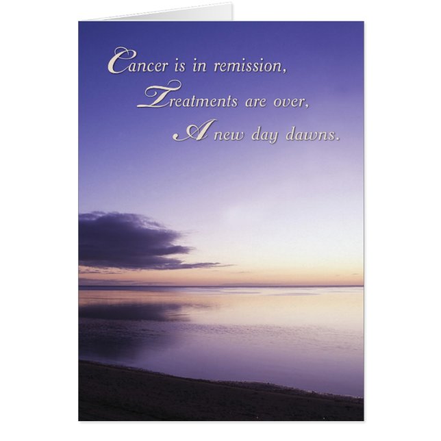 癌は寛解日、日の出にある (正面)