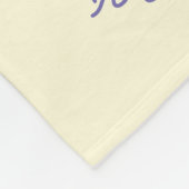 『癌は翼を持てない化学カスタム毛布』 フリースブランケット (角)