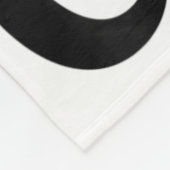 癌は間違った女の子の乳癌の目の前を選んだ フリースブランケット (角)