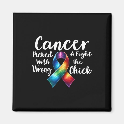 癌は間違った雛のアワレネとの戦いを選んだ マグネット (正面)