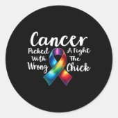 癌は間違った雛のアワレネとの戦いを選んだ ラウンドシール (正面)