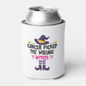 癌は間違った魔女の面白いハロウィーンギフトを選んだ 缶クーラー (缶正面)