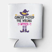 癌は間違った魔女の面白いハロウィーンギフトを選んだ 缶クーラー (正面)