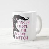 癌は間違った魔女専門のマグカップを選んだ ジャンボコーヒーマグカップ (正面右)