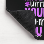 癌は顔を持っていない… - World Canc マウスパッド (コーナー)