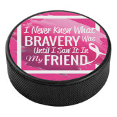 癌を持つ勇敢な友人のための勇気付けられるの単語 アイスホッケーパック