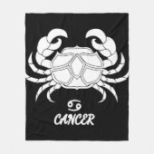 癌シルエットフリースブランケット フリースブランケット (正面)