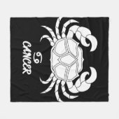 癌シルエットフリースブランケット フリースブランケット (正面(横))