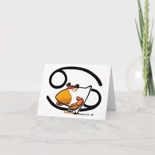 癌チキングリーティングカード カード (正面)