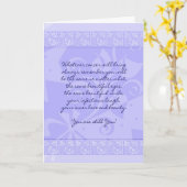 癌患者の勇気付けられるカード カード (黄色い花)